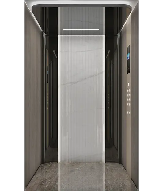 a luxury home elevator cabin design