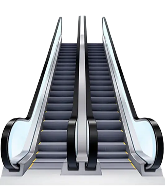 an escalator