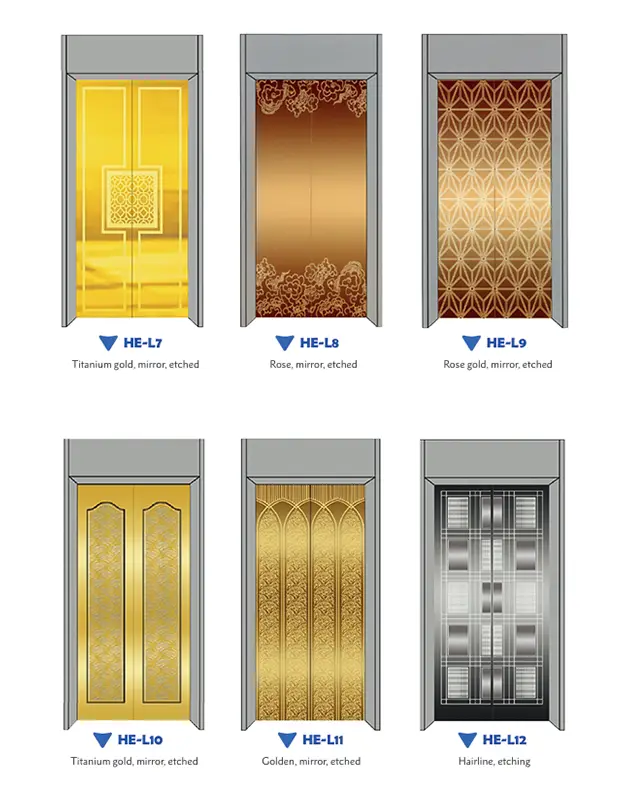lift landing door designs