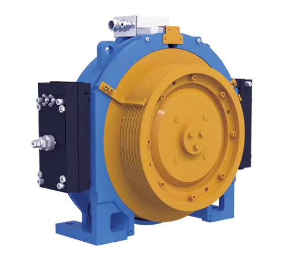 elevator gearless traction motor