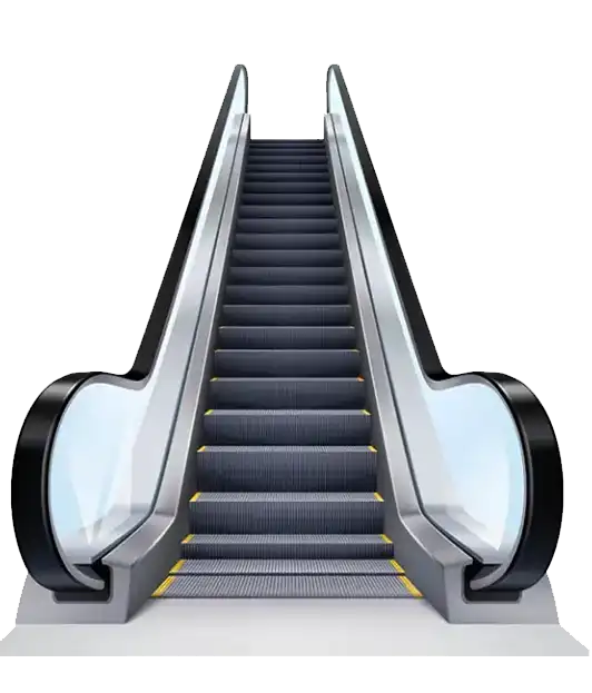 an escalator