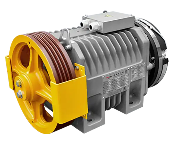 A small size traction motor for home lift